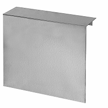 Overzetstuk muurelement recht verzinkt 150x30x12,8 cm