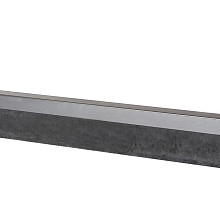 U-profiel gelijkzijdig opsluitband 6 cm verzinkt 220x4,6x4,6x6,4 cm