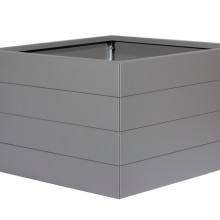 Bloembak poedercoat taupe 180x180x56 cm