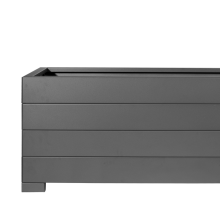 Potenset poedercoat antraciet 5 cm hoog