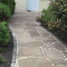 Porfier flagstones normaal 2-5 cm