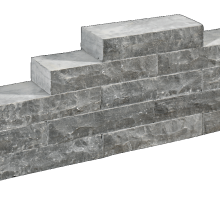 Slimwall blue moon rockface 40x16x8 cm. 2 ruwe zijdes. rest gezaagd