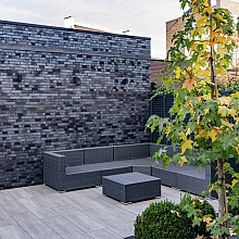 Keramische tegel woodlook new grey wash 30x120x2 cm