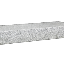 Traptrede g603 grijs piazzo 15x35x100 cm gevlamd + facet