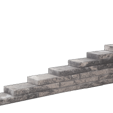 Line block Matterhorn 55x20x6 cm