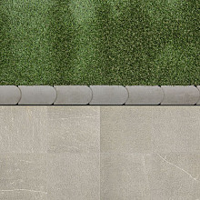 Kantsteen graskant grijs 22x12x4,5 cm