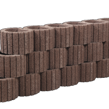 Cirkelflor mini bruin/rood 30x20x20 cm