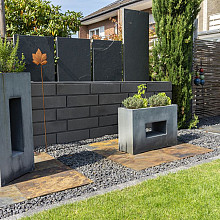 Allure block lineakp15x15x60 cm black