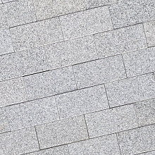 Granit grey piazzo linea 20x10x5 cm gevlamd + facet