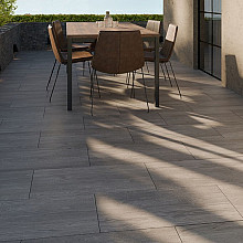 Cerasun woodlook grey wash 40x80x4cm