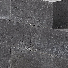 Linea block small 12x12x60 cm black