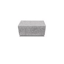 Oud Hollandse dikformaat 21x7x8 cm grijs