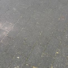 Gebruikte betonklinkers, 20x40x8 cm, antractiet