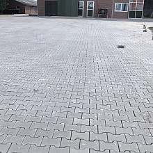 H-Profiel 10 cm grijs (mini-facet, met deklaag)