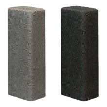 pallisaden rustiek 16.5x11x60 zwart