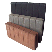 Blokjesband 6x20x50 cm bruin