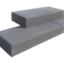 Traptrede (strak) 100x40x16 cm grijs