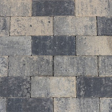 Betonstraatsteen 8 cm grijs/zwart komo